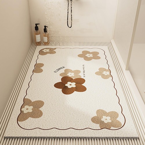 Bath mat 60x60cm loofah - bath,