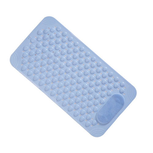 Blue pvc anti slip - mat, 70cm