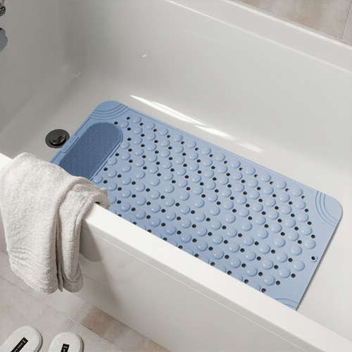 Blue pvc anti slip - blue,